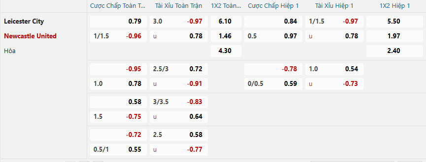 Tỷ lệ kèo Leicester City vs Newcastle United nhan-dinh-soi-keo-leicester-city-vs-newcastle-united-luc-02h00-ngay-8-4-2025-2